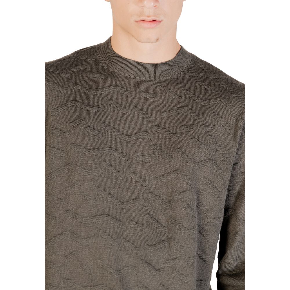 Armani Exchange Green Marabou Sweatshirt Armani Exchange