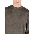 Armani Exchange Green Marabou Sweatshirt Armani Exchange