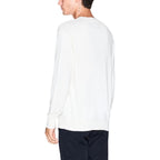 Armani Exchange Cream Viscose Sweatshirt Armani Exchange