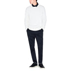 Armani Exchange Cream Viscose Sweatshirt Armani Exchange