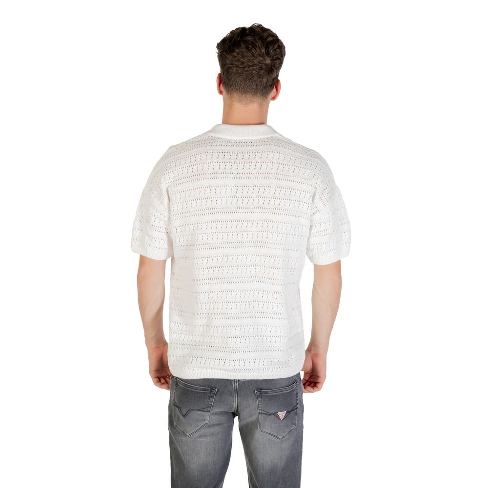 Only & Sons White Cotton Shortsleeve Shirt Only & Sons