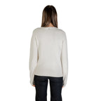 Liu Jo White Viscose Sweatshirt Liu Jo