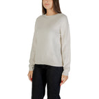 Liu Jo White Viscose Sweatshirt Liu Jo