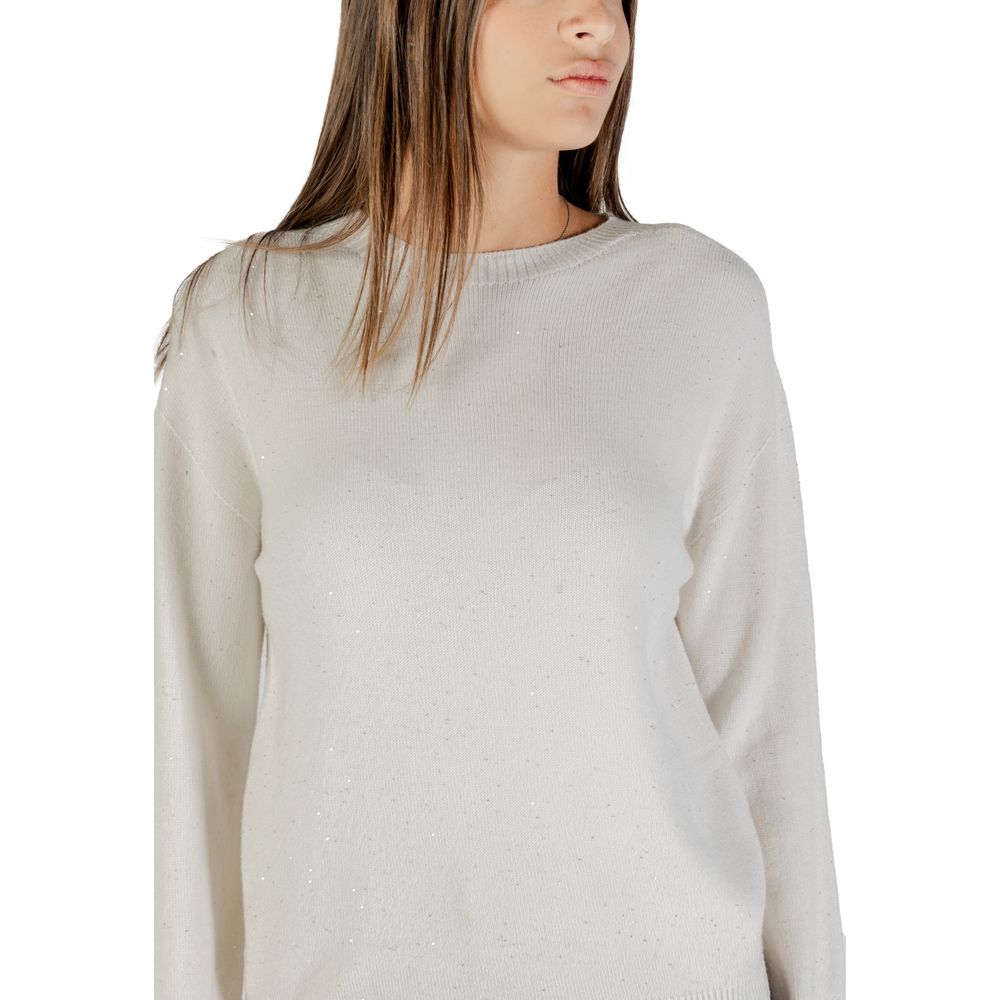 Liu Jo White Viscose Sweatshirt Liu Jo