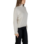 Liu Jo White Viscose Sweatshirt Liu Jo