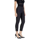 Rinascimento Black Polyester Casual Pants - Eljoys Fashion 