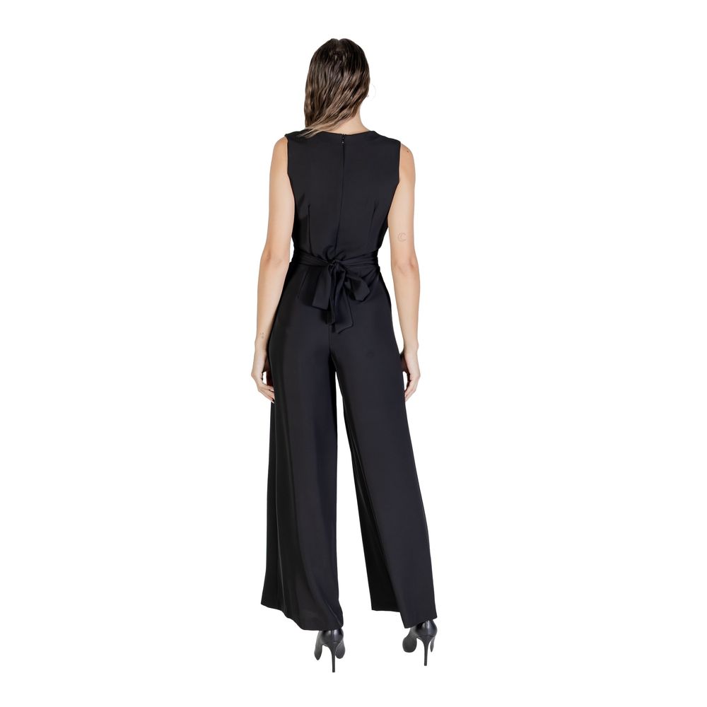 Rinascimento Black Polyester Jumpsuit Rinascimento