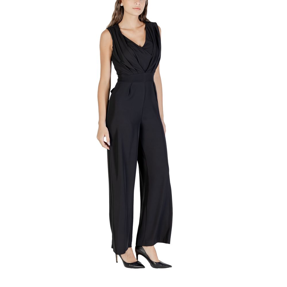 Rinascimento Black Polyester Jumpsuit Rinascimento