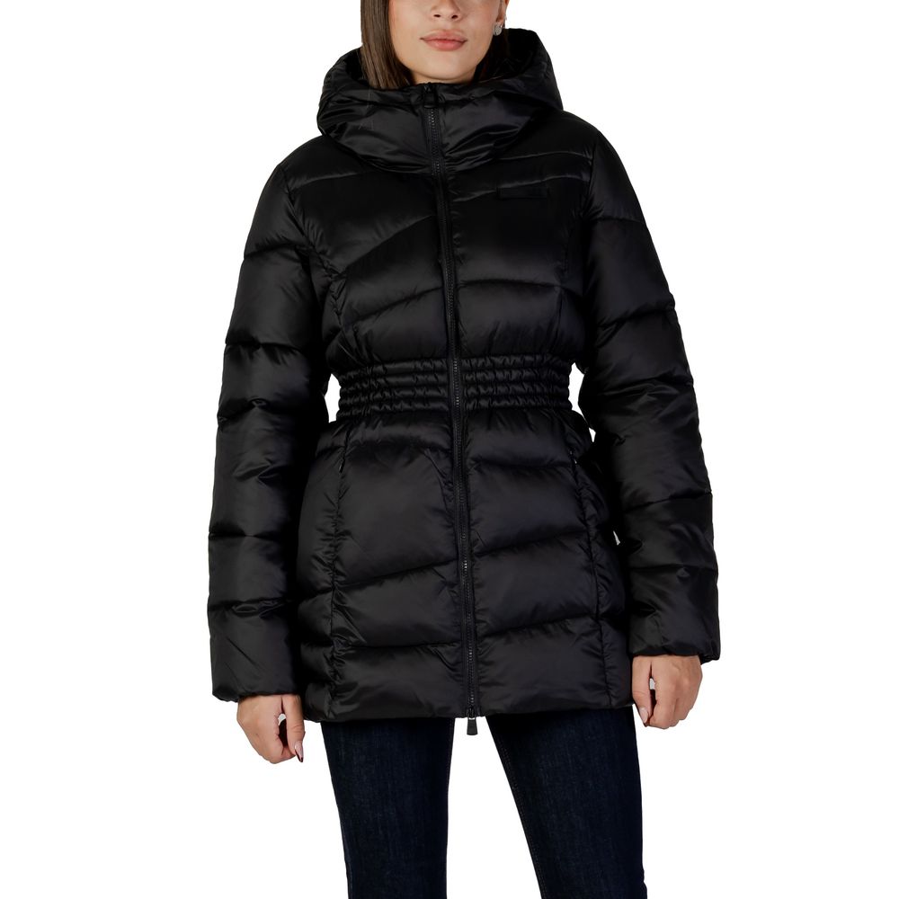 EA7 Emporio Armani Black Polyamide Bomber EA7 Emporio Armani