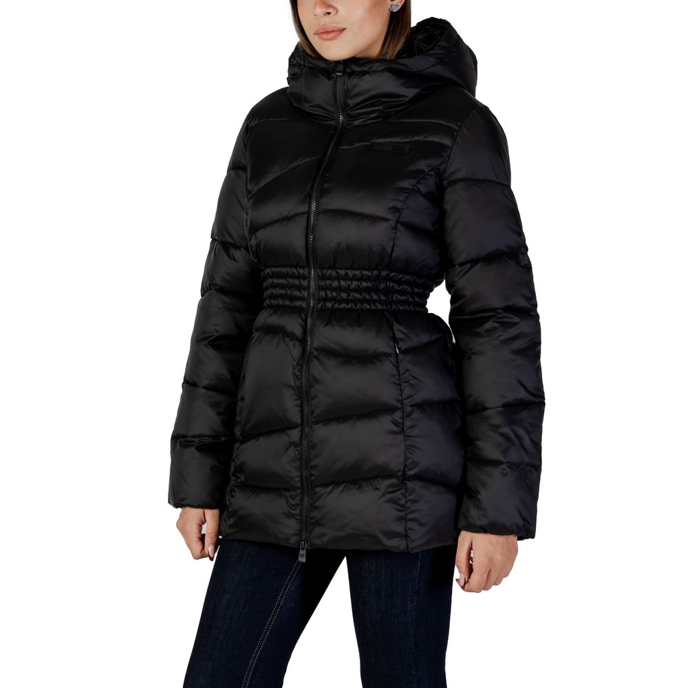 EA7 Emporio Armani Black Polyamide Bomber EA7 Emporio Armani