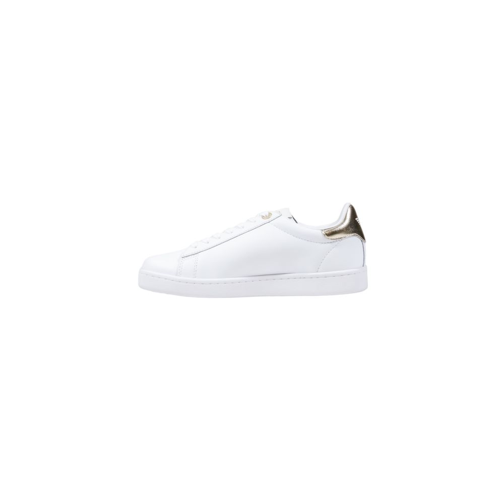 EA7 Emporio Armani White Leather Low Top Sneakers EA7 Emporio Armani