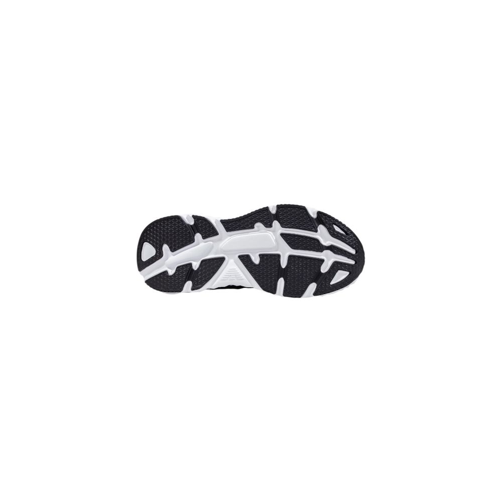EA7 Emporio Armani Black And White Polyester Athletic Sneakers EA7 Emporio Armani