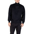 Antony Morato Black Viscose Sweatshirt Antony Morato