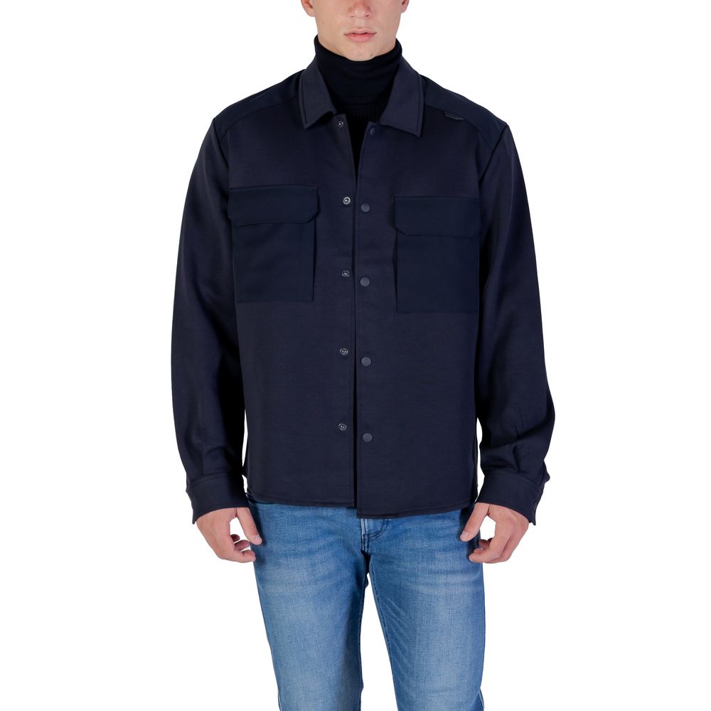 Antony Morato Blue Cotton Shirt Antony Morato