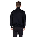 Antony Morato Black Viscose Sweatshirt Antony Morato