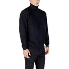 Antony Morato Black Viscose Sweatshirt Antony Morato