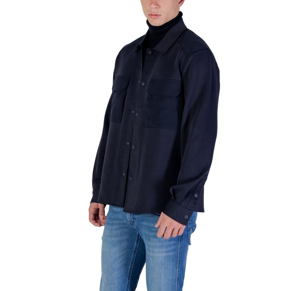 Antony Morato Blue Cotton Shirt Antony Morato
