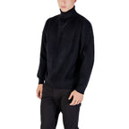 Antony Morato Black Viscose Sweatshirt Antony Morato