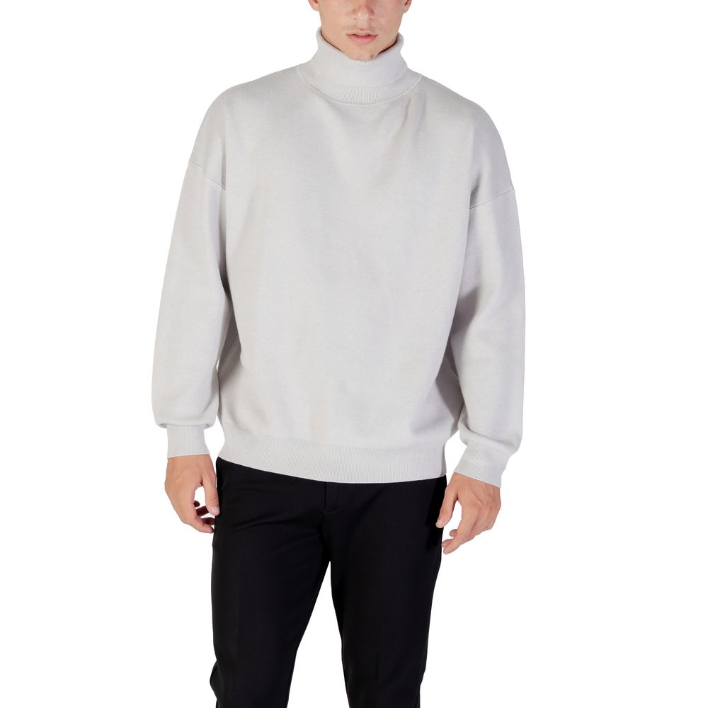 Antony Morato Gray Viscose Sweatshirt Antony Morato
