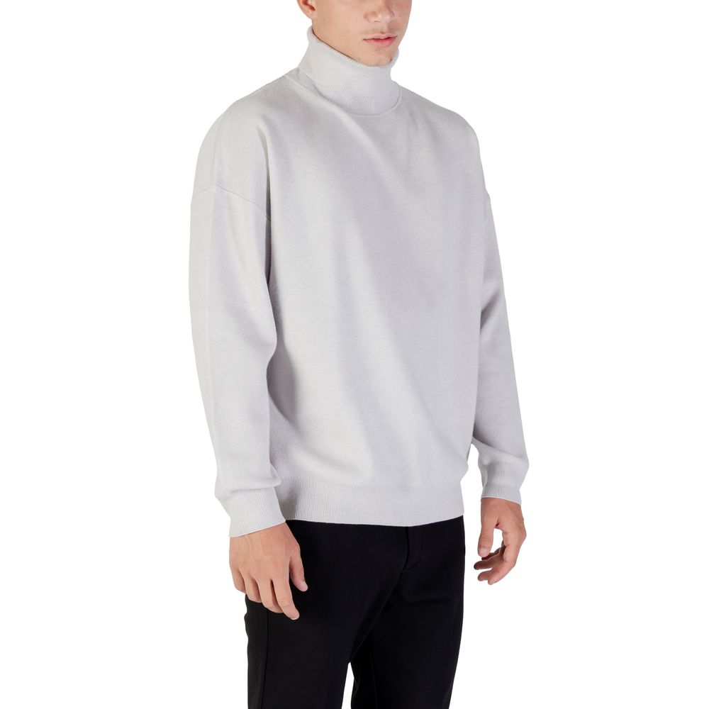 Antony Morato Gray Viscose Sweatshirt Antony Morato