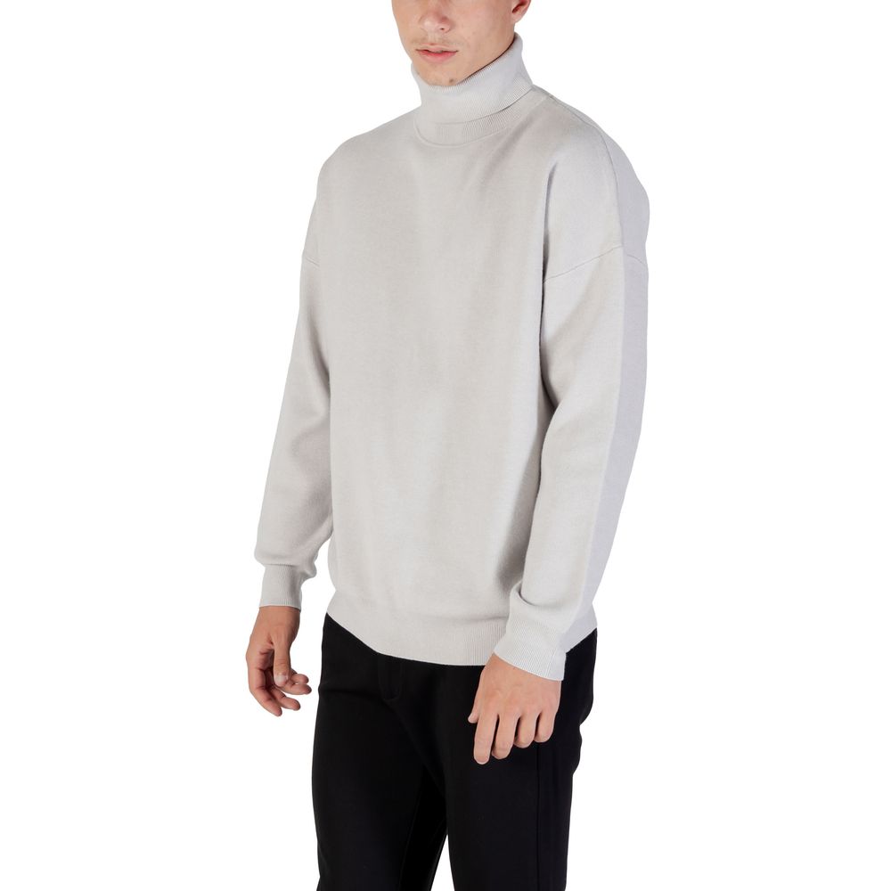 Antony Morato Gray Viscose Sweatshirt Antony Morato