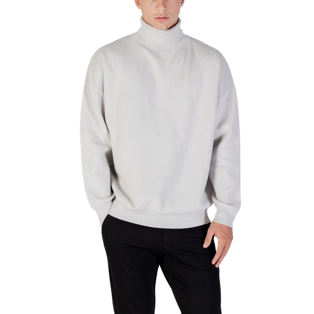 Antony Morato Gray Viscose Sweatshirt Antony Morato