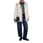 Desigual Cream Polyester Coat Desigual