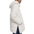 Desigual Cream Polyester Coat Desigual