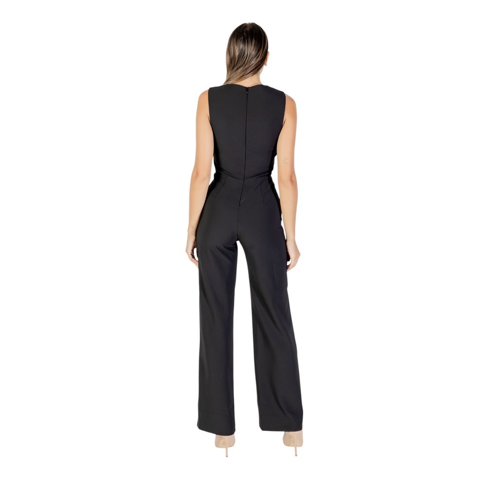 Rinascimento Black Polyester Jumpsuit Rinascimento