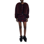 Desigual Bordeaux Polyester Jackets And Coat Desigual