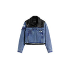 Desigual Blue Cotton Denim Jacket Desigual