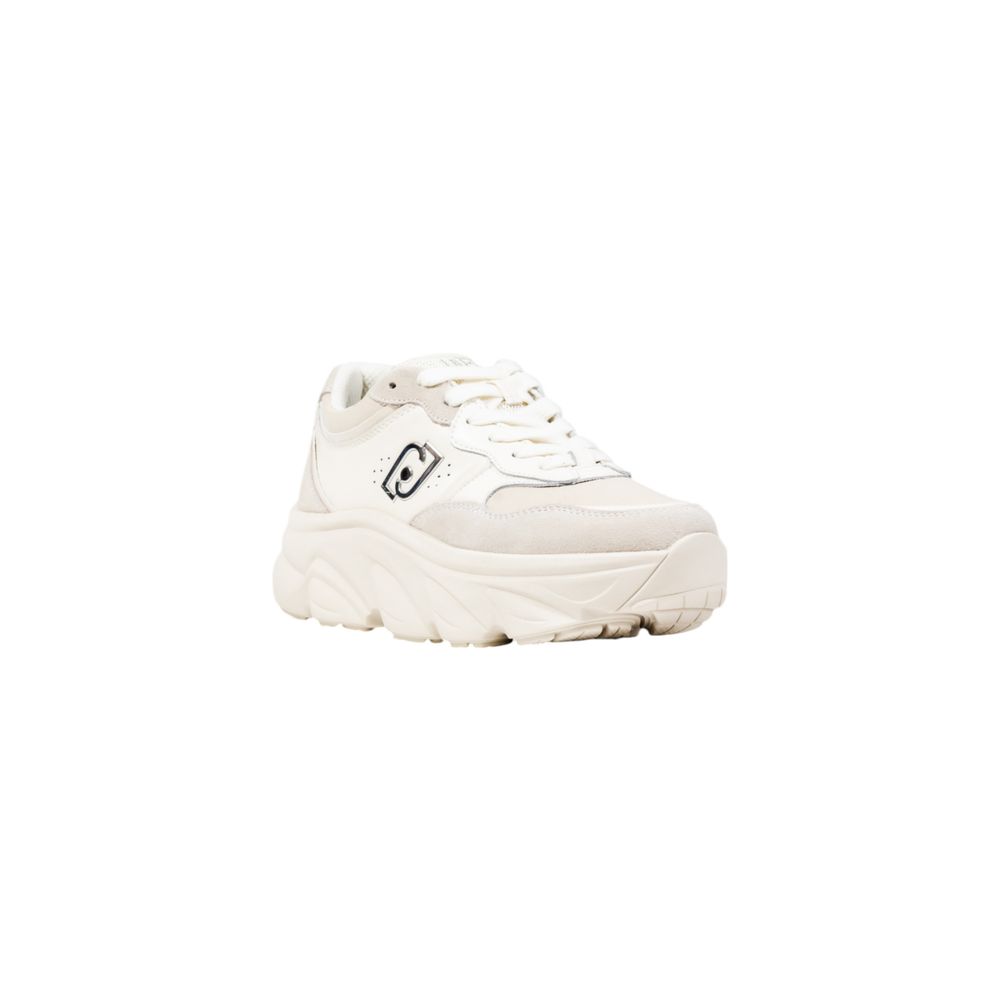 Liu Jo White Artificial Leather Chunky Sneakers Liu Jo