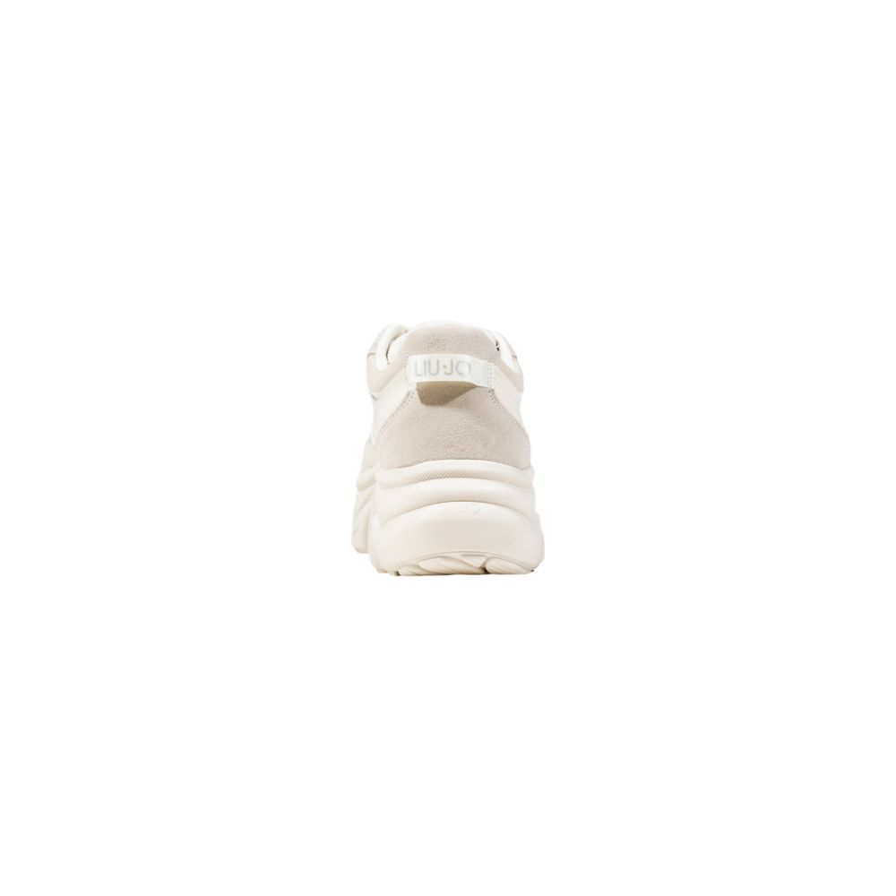 Liu Jo Beige Artificial Leather Chunky Sneakers