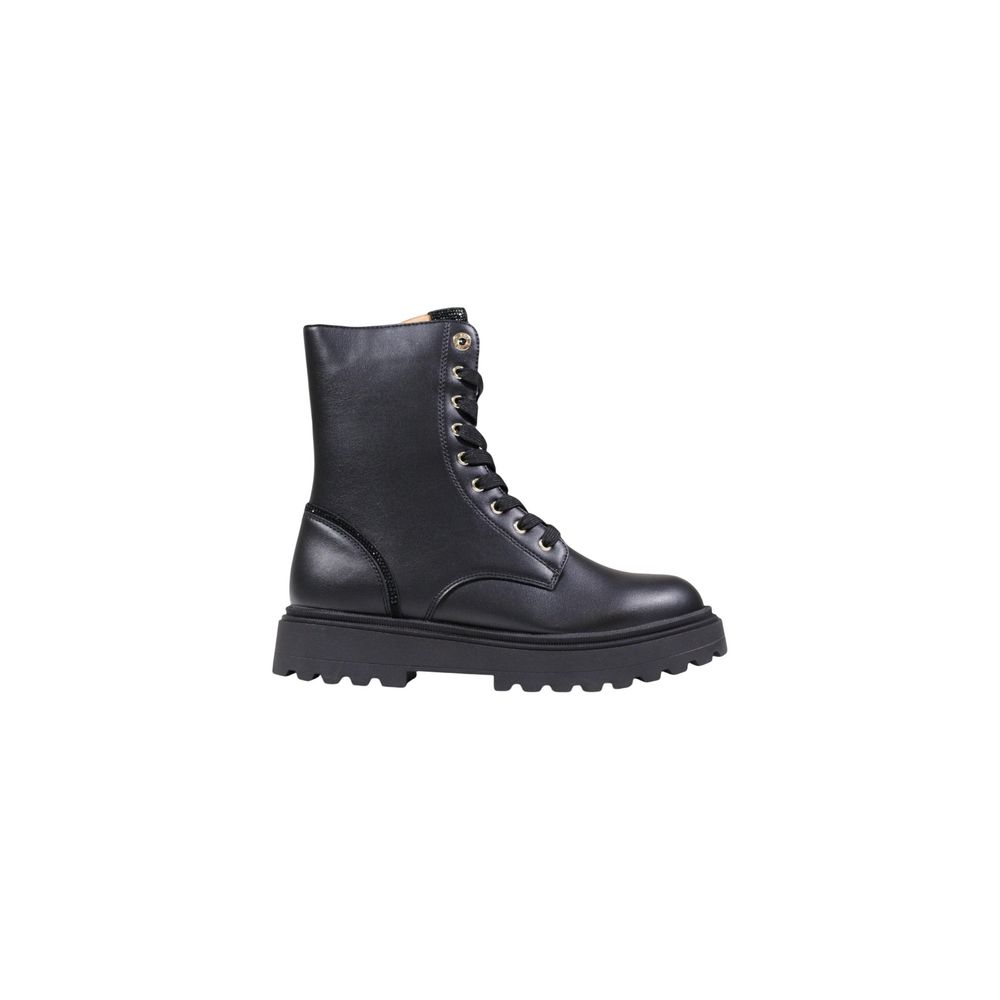 Alviero Martini Prima Classe Black Polyethylene Lace-Up Boots Alviero Martini Prima Classe