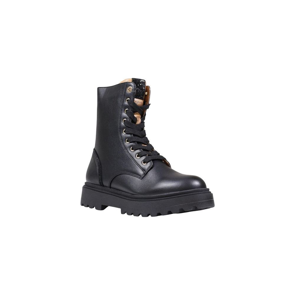 Alviero Martini Prima Classe Black Polyethylene Lace-Up Boots Alviero Martini Prima Classe