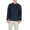 Hugo Boss Blue Cotton Sweatshirt Hugo Boss
