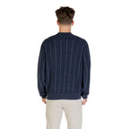 Hugo Boss Blue Cotton Sweatshirt Hugo Boss