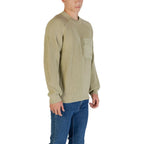 Hugo Boss Green Cotton Sweatshirt Hugo Boss