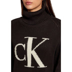 Calvin Klein Jeans Black Cotton Sweatshirt Calvin Klein Jeans