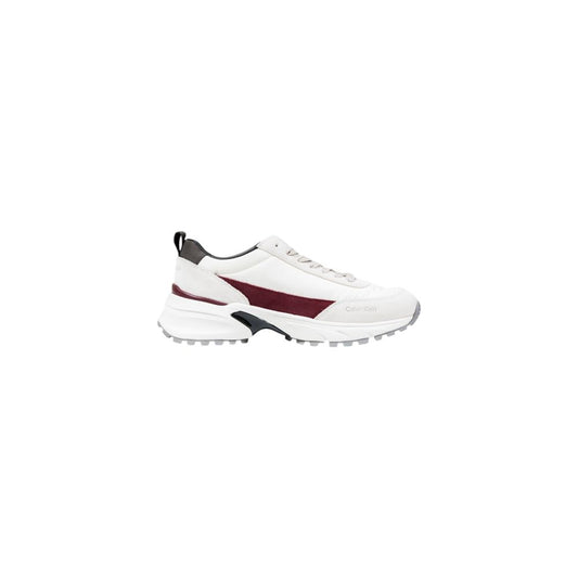 Calvin Klein Cream Suede Leather Chunky Sneakers Calvin Klein