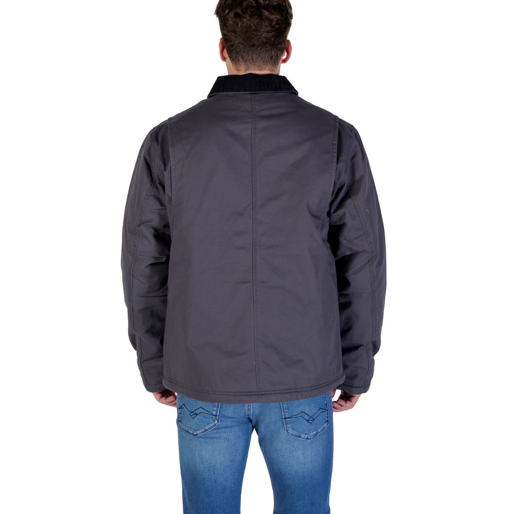 Tommy Hilfiger Jeans Gray Recycled Cotton Denim Jacket Tommy Hilfiger Jeans