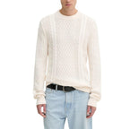 Tommy Hilfiger Jeans Cream Recycled Cotton Sweatshirt Tommy Hilfiger Jeans