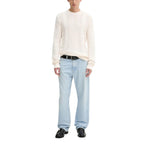 Tommy Hilfiger Jeans Cream Recycled Cotton Sweatshirt Tommy Hilfiger Jeans