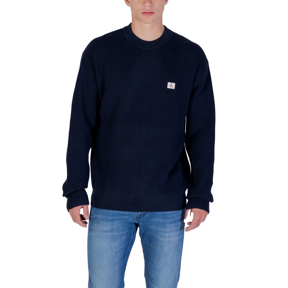 Calvin Klein Jeans Blue Cotton Sweatshirt Calvin Klein Jeans