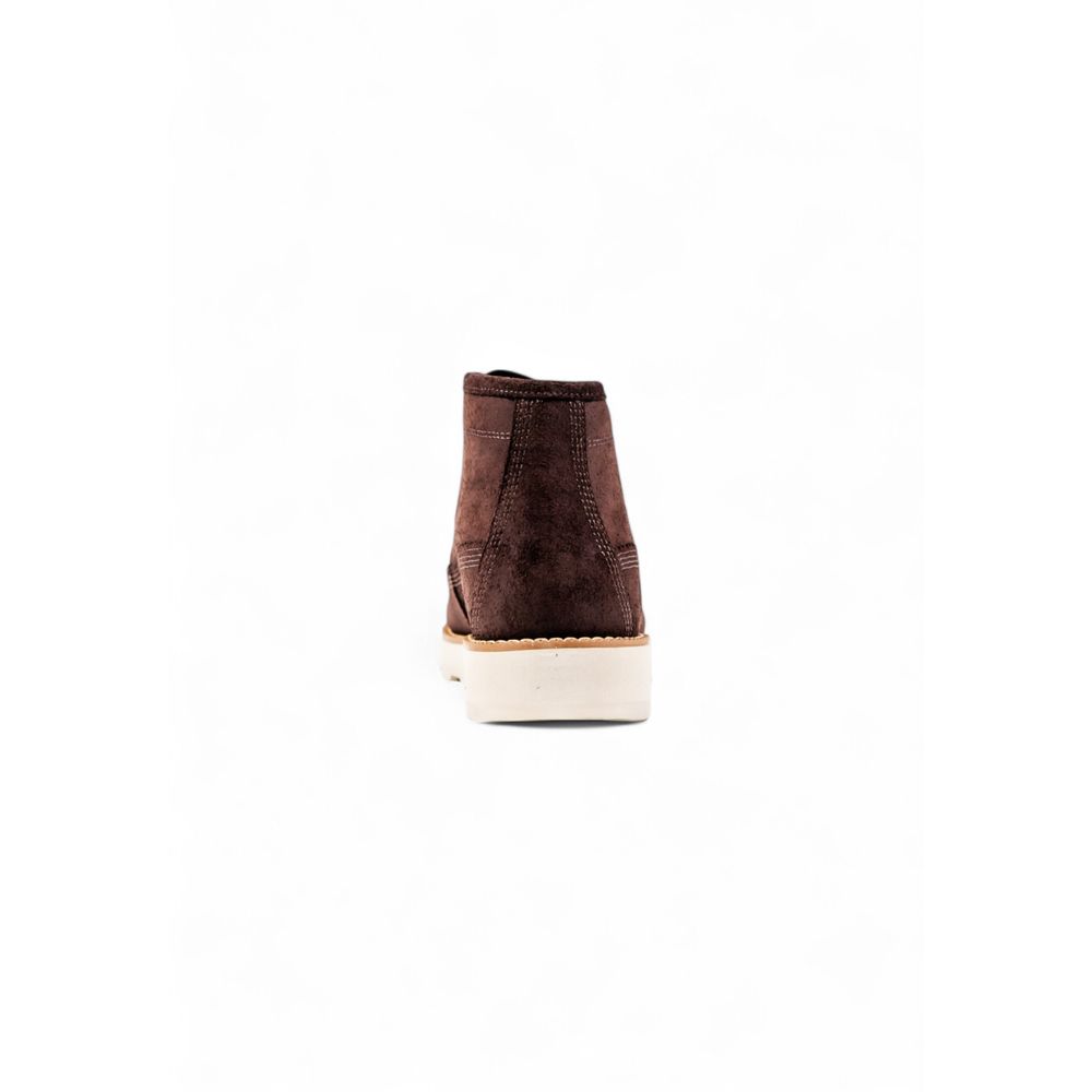 Timberland Brown Leather Lace-Up Boots Timberland