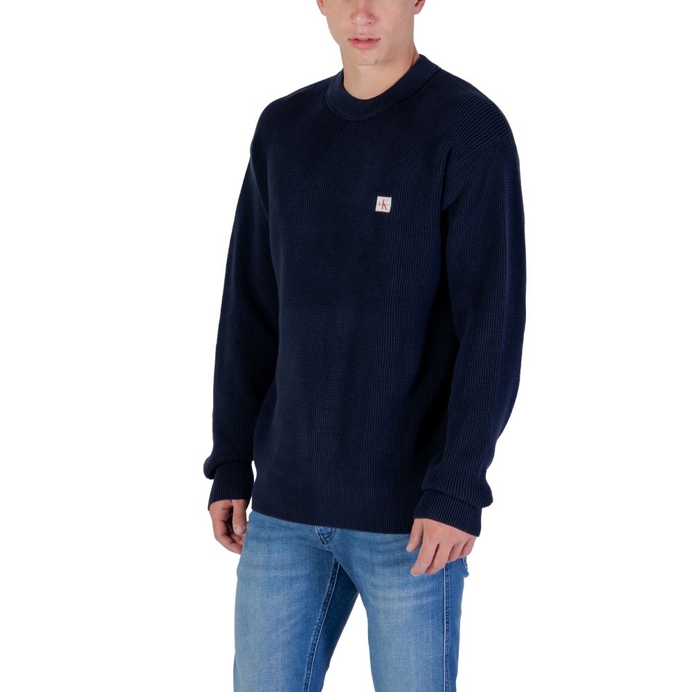 Calvin Klein Jeans Blue Cotton Sweatshirt Calvin Klein Jeans