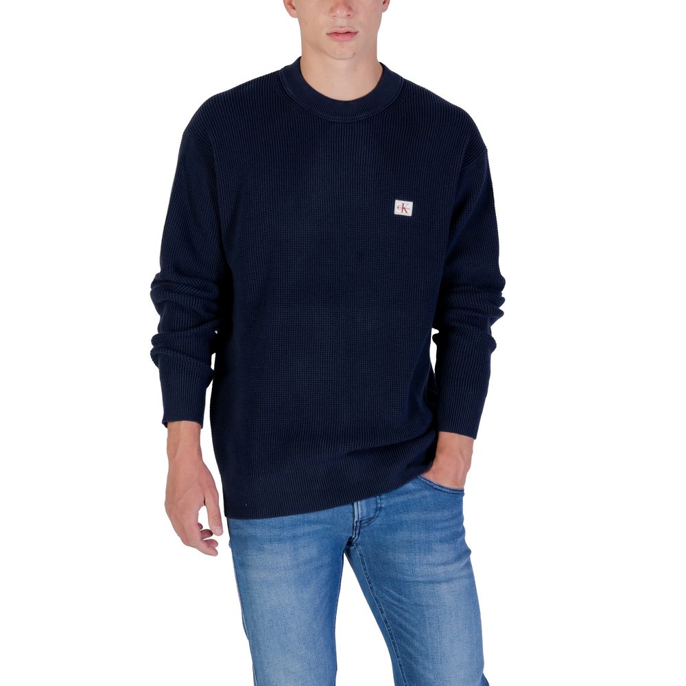 Calvin Klein Jeans Blue Cotton Sweatshirt Calvin Klein Jeans