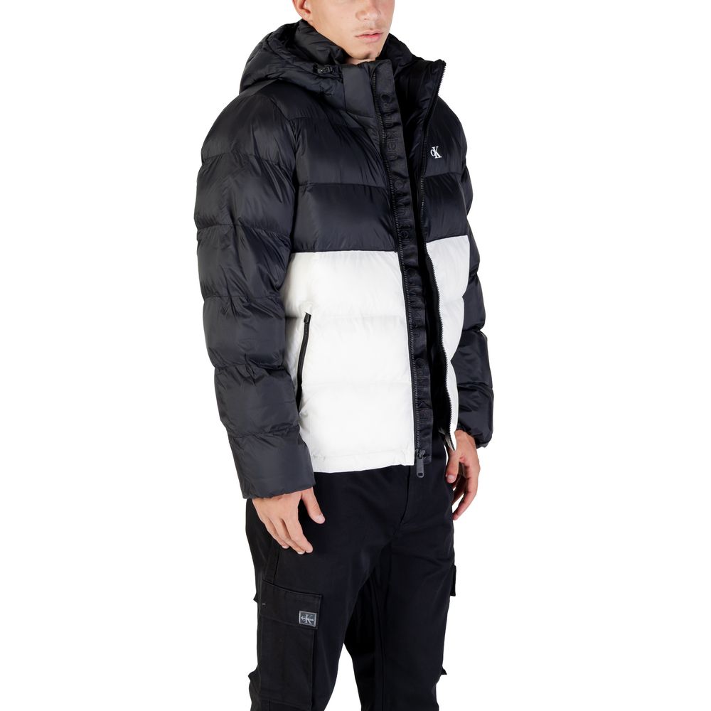 Calvin Klein Jeans Cream Polyamide Coat Calvin Klein Jeans