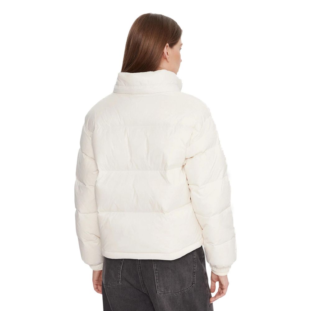 Calvin Klein Jeans Cream Polyamide Coat Calvin Klein Jeans