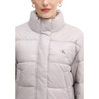 Calvin Klein Jeans Purple Polyamide Jackets And Coat Calvin Klein Jeans